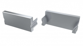 LUMINES Zaślepka ALU do profilu LED TERRA srebrna