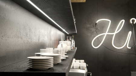 Profil LED LUMINES typ B srebrny anodowany 1 m 10-0024-10