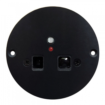 Czarny włącznik zbliżeniowy z czujnikiem zmierzchu Elegant FS124