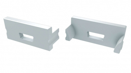 LUMINES Zaślepka do profilu LED TERRA biała z otworem