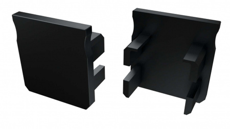 Zaślepka ALU do profilu LED LUMINES Y czarna