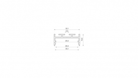 Profil LED LUMINES typ aria srebrny anodowany 2,02 m 10-1424-20