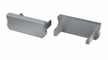 LUMINES Zaślepka do profilu LED D szara