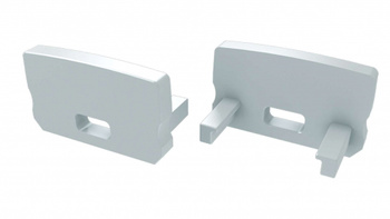 LUMINES Zaślepka do profilu LED D HIGH biała z otworem