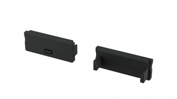 LUMINES Zaślepka do profilu LED DUAL czarna 2w1